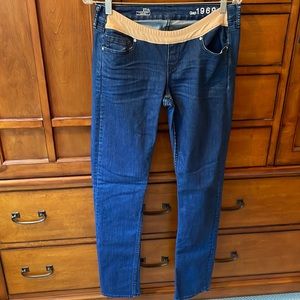 Gap maternity 27/4r always cuffed skinny jeans